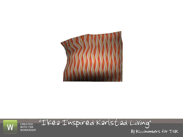 Sims 3 — Ikea  Karlstad Living Pillow1 by TheNumbersWoman — Inspired by Ikea, cheap by Design. By RicciNumbers at TSR.