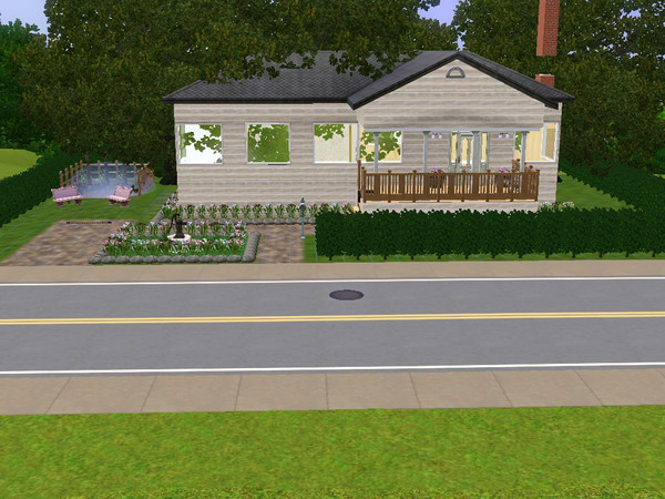 Sims 3 — Simple Home by SweetTrinity — 1BR / 1 Bath - Unfurn. 50,692, furn. 84.323 lot size 30x20 fully furn. inside and