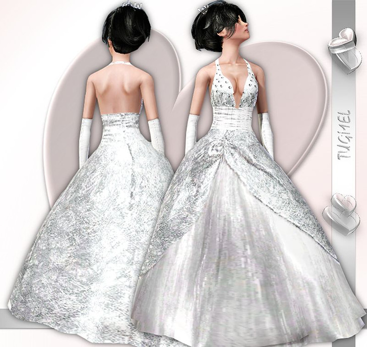 The Sims Resource - Wedding Dress-07