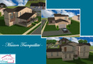 Sims 2 —  by jdbd2911 — This simple yet elegant home offers much comfort to all your sim families. It already comes with