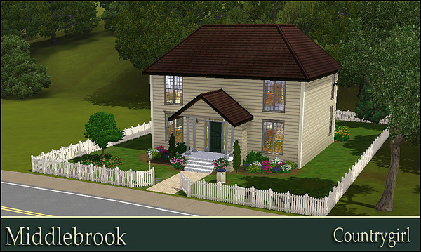Sims 3 — Middlebrook by Countrygirl1 — Middlebrook - Fully Furnished 2 Bedroom, 2 Bathroom home. Comes with living room,
