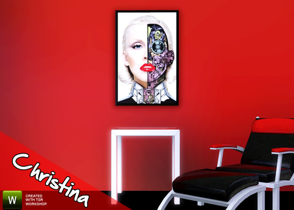 Sims 3 — Bionic Poster by VoodooBG — Painting poster teen room