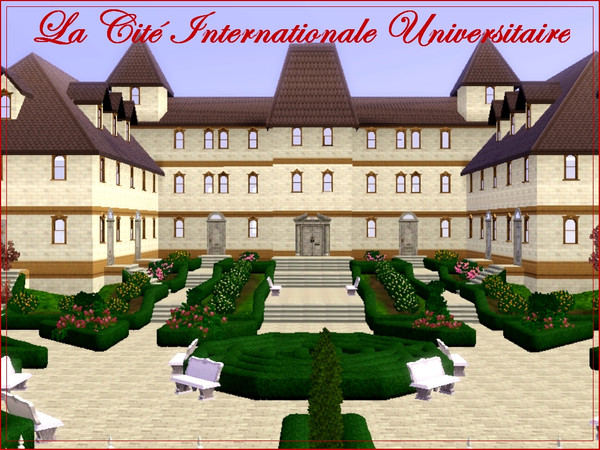 Sims 3 —  by lilliebou — Hi =) This looks like a castle, but in the real life, it is a students residence. In the game,