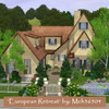Sims 3 — European Retreat by mch36504 — European styled home worth $199,423. Includes 4 bedrooms with 4 bathrooms and two
