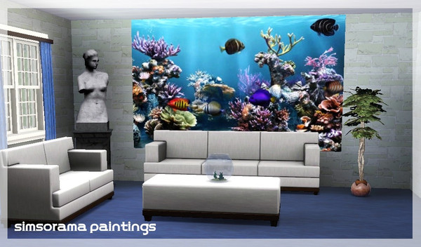 Sims 3 Fish Tank The Sims Resource | simsorama - aquarium 1