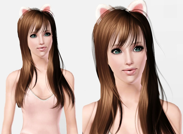 Sims 3 —  by foxysims — Hope you'll like it. ENJOY *Hair by New Sea. Lipstick,Eyes and Blush by Lemon Leaf. Eyebrowns by