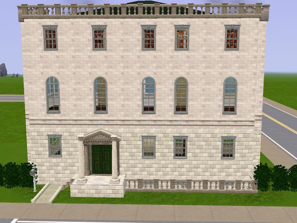 Sims 3 — 9 George's Square by jetty — A large Georgian town house, expensively furnished. Room for the whole family and a