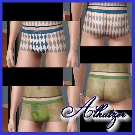 Sims 3 — See-Through Boxer Trunks by Alkaizer by Alkaizerth — If your male sim want to be sexy, why not bring this