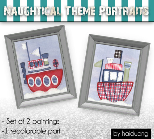 Sims 3 — Naughtical Theme Portraits by haiduong — Enjoy.