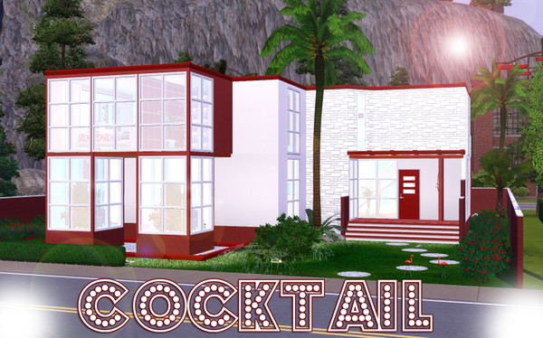 Sims 3 — Cocktail *FF* by TSR Archive — Cocktail Modern family home for your simmies:) Interior:Livinroom,kitchen with