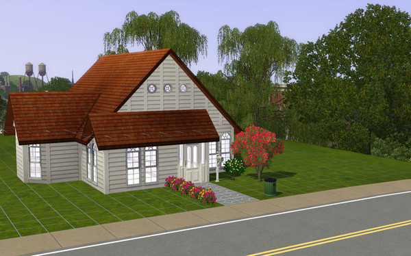 Sims 3 — 17 Sweetwater Loop by BOAV — A starter house, 1 bedroom 1 bathroom. -a spear room for a washing and dryer (for