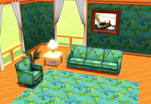 Sims 3 — ALT 7 seaweed by daisylee —  One of my first patterns in CAP, so please be kind, LOL. ------TSRAA