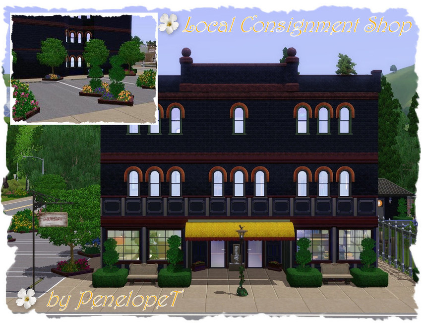 The Sims Resource Local Consignment Shop Community Lot