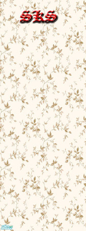 Sims 2 — Leafy Vines - AL - Brown by 71robert13 — Simple leafy vines design in brown. 4 way tileable & stretch