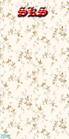 Sims 2 — Leafy Vines Set - Brown by 71robert13 — Simple leafy vines design in brown. 4 way tileable. Finish off with