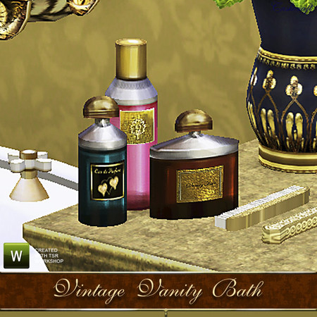 Sims 3 — Vintage Vanity Perfumes by Cashcraft — A trio of perfumes, created by Cashcraft,