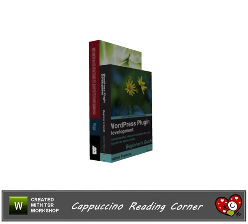 Sims 3 — Cappuccino Reading Corner Books_8 by mensure — Cappuccino Reading Corner Books by mensure. Three variations.