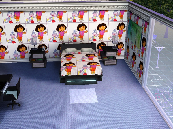 Sims 3 — Dora the Explorer by dons123 — Cute Dora the Explorer Pattern