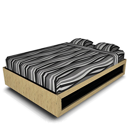 Sims 3 — Ikea Mandal Bedroom Bed by TheNumbersWoman — Inspired by Ikea, Cheap by Design. By RicciNumbers at TSR.Bed may