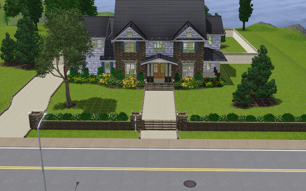 Sims 3 — The Colonial by medhead — Welcome your simmies into this spacious three bedroom, three bath home! Every detail