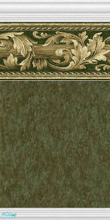 Sims 2 — Green Leaf Scroll by Stumblebum30 — Created by Stumblebum30
