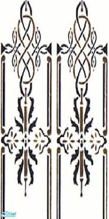 Sims 2 — FenceWall by The_Unicorn — Decorative wall for Deco Sims...