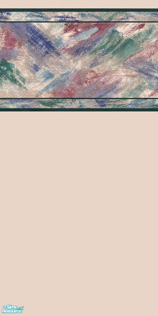 Sims 2 — Multi Trim Beige by djhappie — Wild Trim with a light beige background. This splash of wild trim series can add