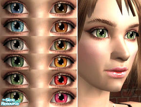 Anime Eyes The Sims 4