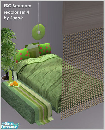 Sims 2 — FSC Bedroom - Recolor set 4 by Sunair — FSC Bedroom - Recolor set 4 (nature)