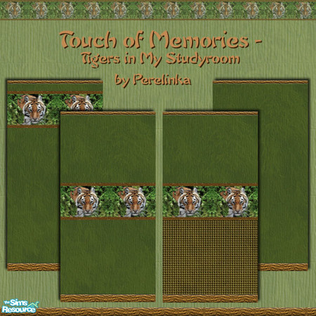 Sims 2 — TOM - Tigers in My Studyroom by perelinka — TOUCH OF MEMORIES - Tigers in My Studyroom.