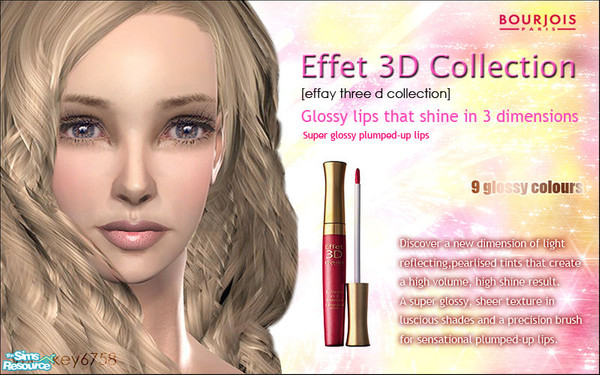 Sims 2 — Bourjois - Effet 3d Collection by monkey6758 — 
