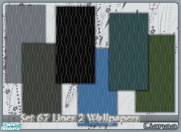 Sims 2 — Set 67 Lines 2 Wallpapers by Lianaa — Set 67 Lines 2 Wallpapers