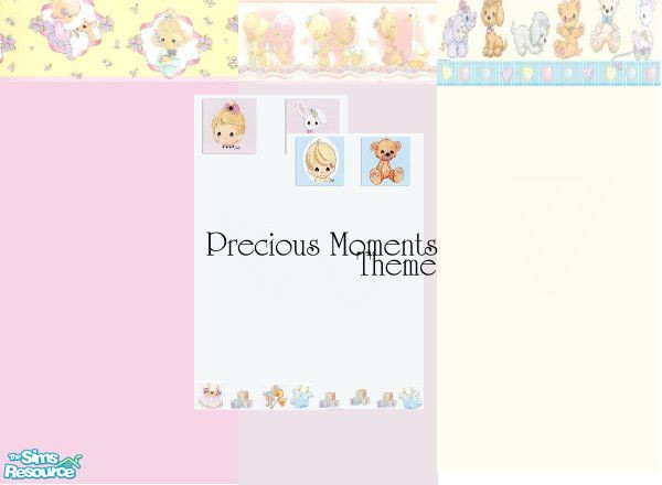 Sims 2 — Precious Moments wallpaper by QB198323 — Precious Moments wallpaper 5 in set. In honer of my Precious Moment, i