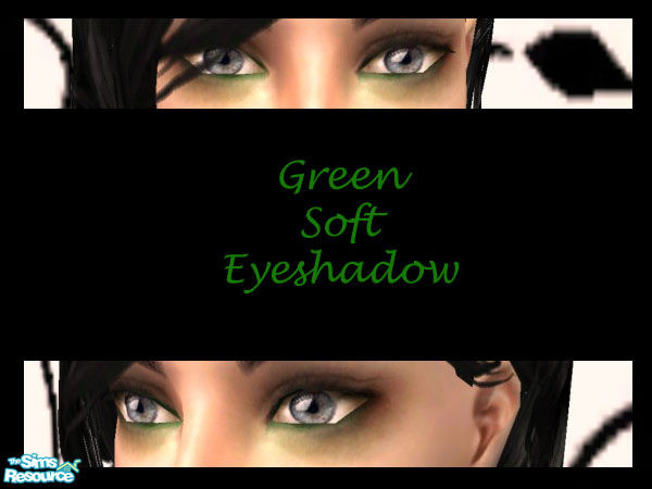 Sims 2 — Soft eyeshadow/Green by Blackparade — 
