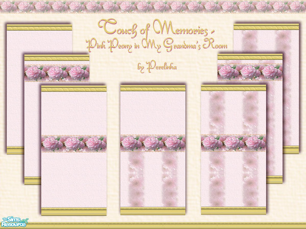 Sims 2 — TOM - Pink Peony by perelinka — TOUCH OF MEMORIES - Pink Peony in My Grandma's Room