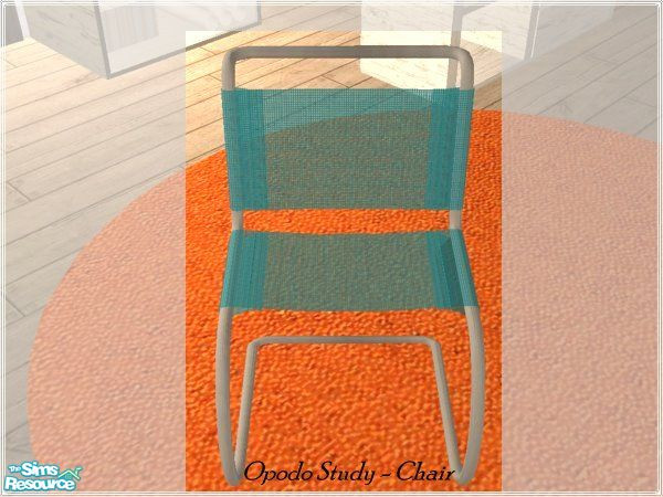 Sims 2 — Opodo Study in White - Chair by mky1374 — Recolor for Steffors Opodo Study Chair