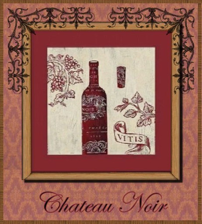 Sims 3 — Chateau Noir  by ziggy28 — Chateau Noir by the artist Stefania Ferri. Cloned from the Maxis 'Lips' painting.