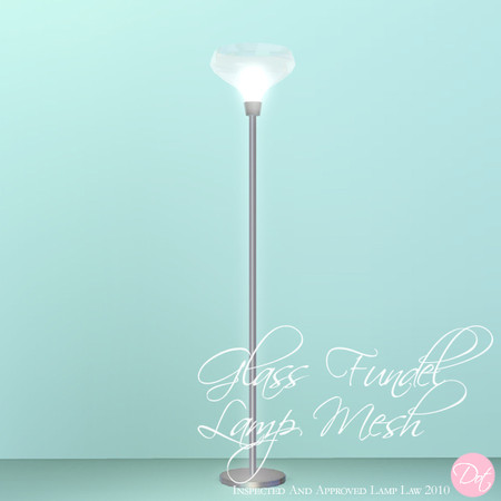 Sims 3 — Glass Fundel Floor Lamp Mesh by DOT — Glass Fundel Floor Lamp Mesh Lamps by DOT of The Sims Resource