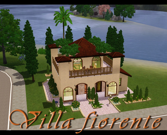 Sims 3 — Villa fiorente *FF* by frau_Muller — A cosy villa in Mediterranean style with a shady balcony. A hall at the