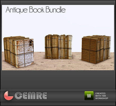 Sims 3 — Mojito Home Collection Livingroom Antique book bundles  by cemre — Mojito Home Collection by Cemre for