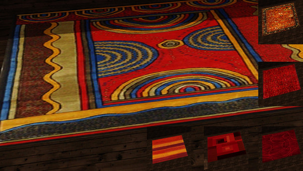 Sims 3 — BEDROOM AMBER RUGS by abuk0 — BEDROOM AMBER RUGS