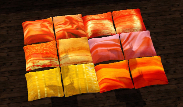 Sims 3 — BEDROOM AMBER PILLOWS by abuk0 — BEDROOM AMBER PILLOWS