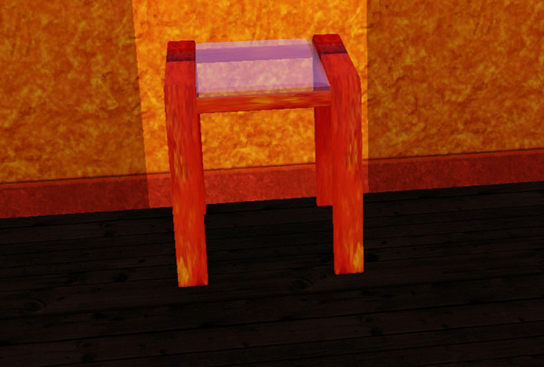 Sims 3 — BEDROOM AMBER BEDSITE TABLE by abuk0 — BEDROOM AMBER BEDSITE TABLE