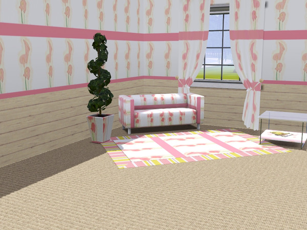 Sims 3 — pink flower by maxi king — 