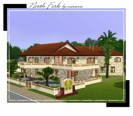 Sims 3 — North Fork by marcorse — Any time a newcomer to town asked directions to the Farley place, they were told to