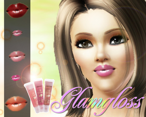 Sims 3 — GlamGloss  by TSR Archive — 3 Colours Male and Female Teen-Elder