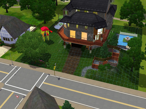 Sims 3 — Secluded Hills by mspassions2 — A beautifully designed home. 4bds, 3.5baths. 3 car garage, laundry room, fully