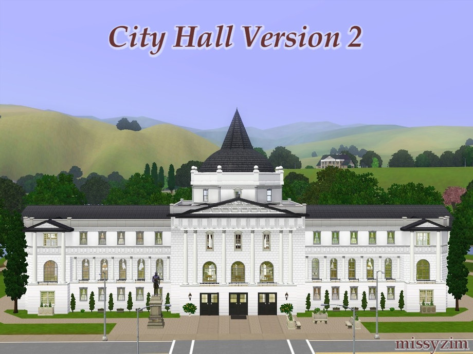 The Sims Resource City Hall No CC
