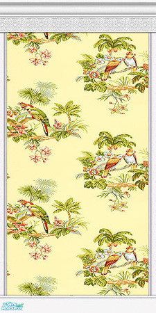 Sims 2 — Biscayne Wall Collection - #03 by paintedladysims — 3 of 12 designs in the collection.