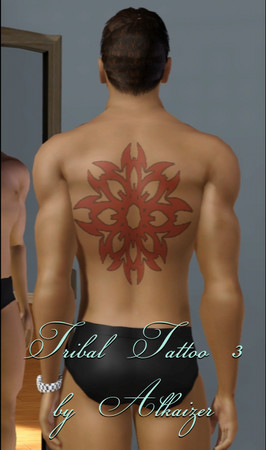 Sims 3 — Tribal Tattoo 3 by Alkaizer by Alkaizerth — No Description